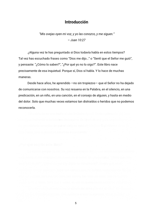 Sin duda, Dios si habla