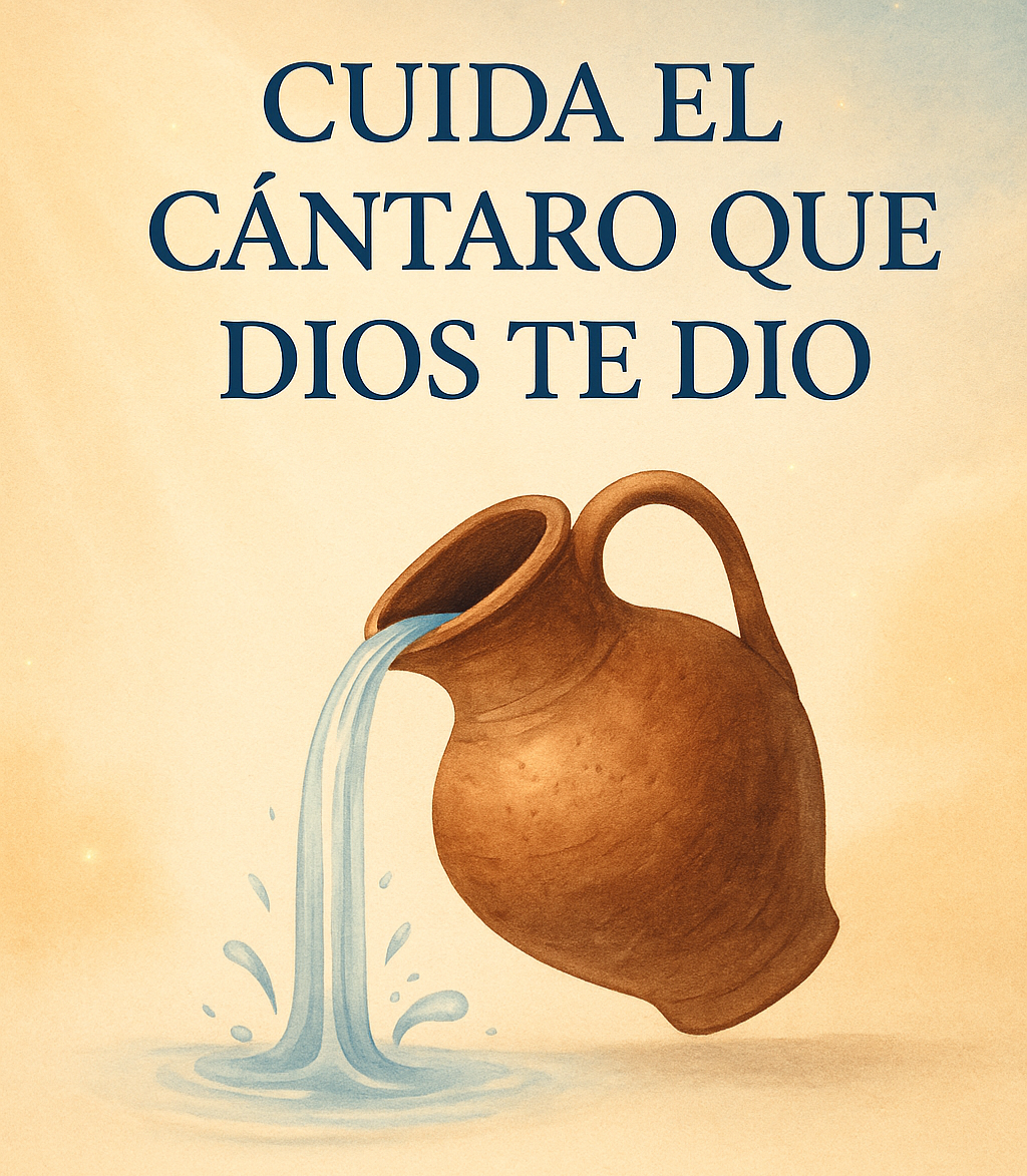 No coloques agua sucia en el cántaro que te dio el Señor.