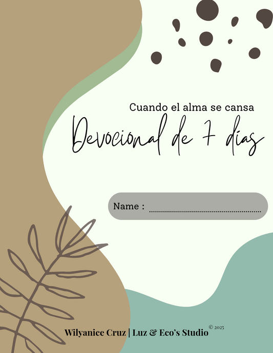 Devocional: Cuando el alma se cansa